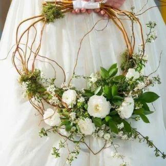 Taller Ramo de Novia Estilo Hoop Bouquet